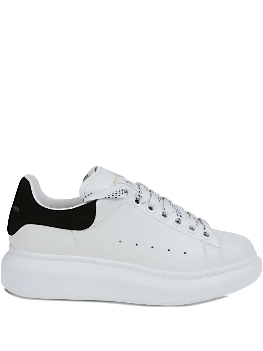Alexander McQueen Oversized leather sneakers - ホワイト Alexander McQueen Oversized leather sneakers - ホワイト