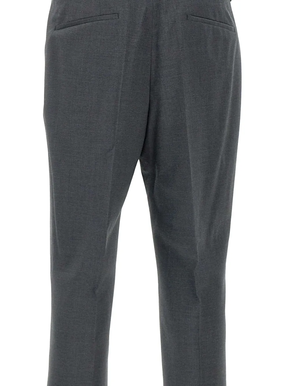 BOSS Broek met haak en rits Grijs