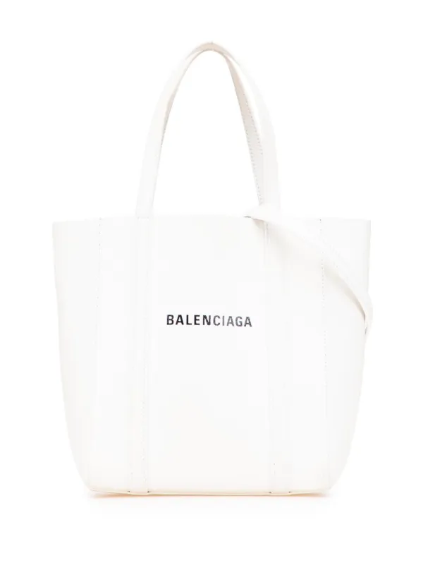 Balenciaga Pre-Owned 2018-2025 Leather Everyday Tote XXS Satchel White  FARFETCH IN