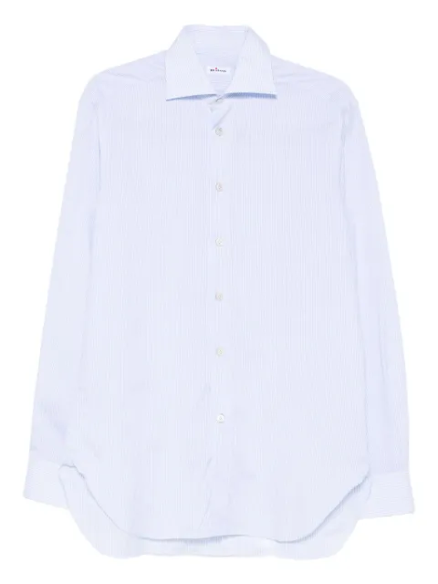 Kiton striped cotton shirt