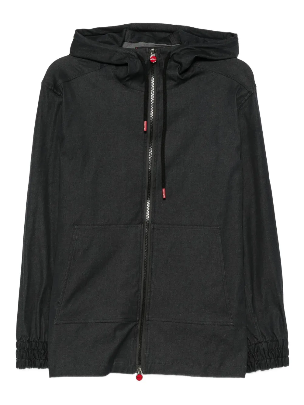 Kiton Jack met capuchon Zwart