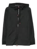 Kiton hooded zip-up jacket - Black