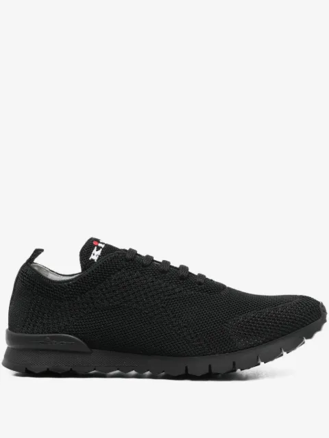 Kiton knitted lace-up sneakers 