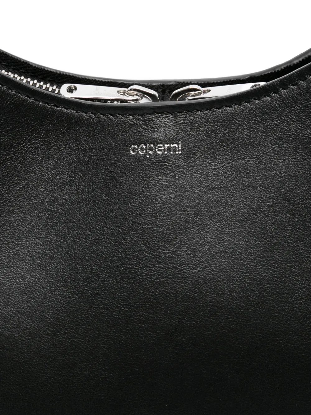 Coperni Crescent shopper met rits Zwart