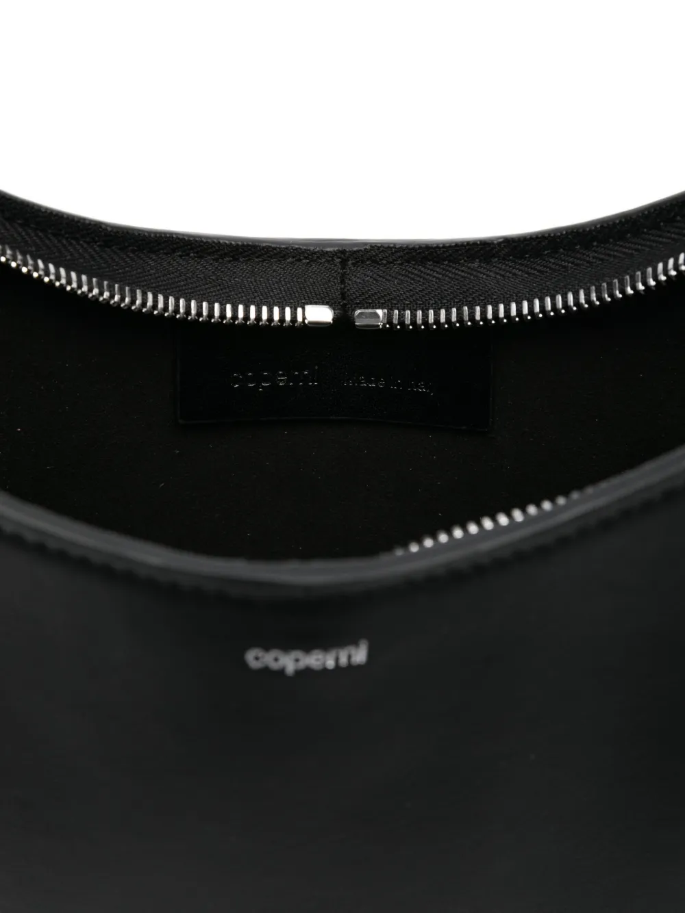 Coperni Crescent shopper met rits Zwart