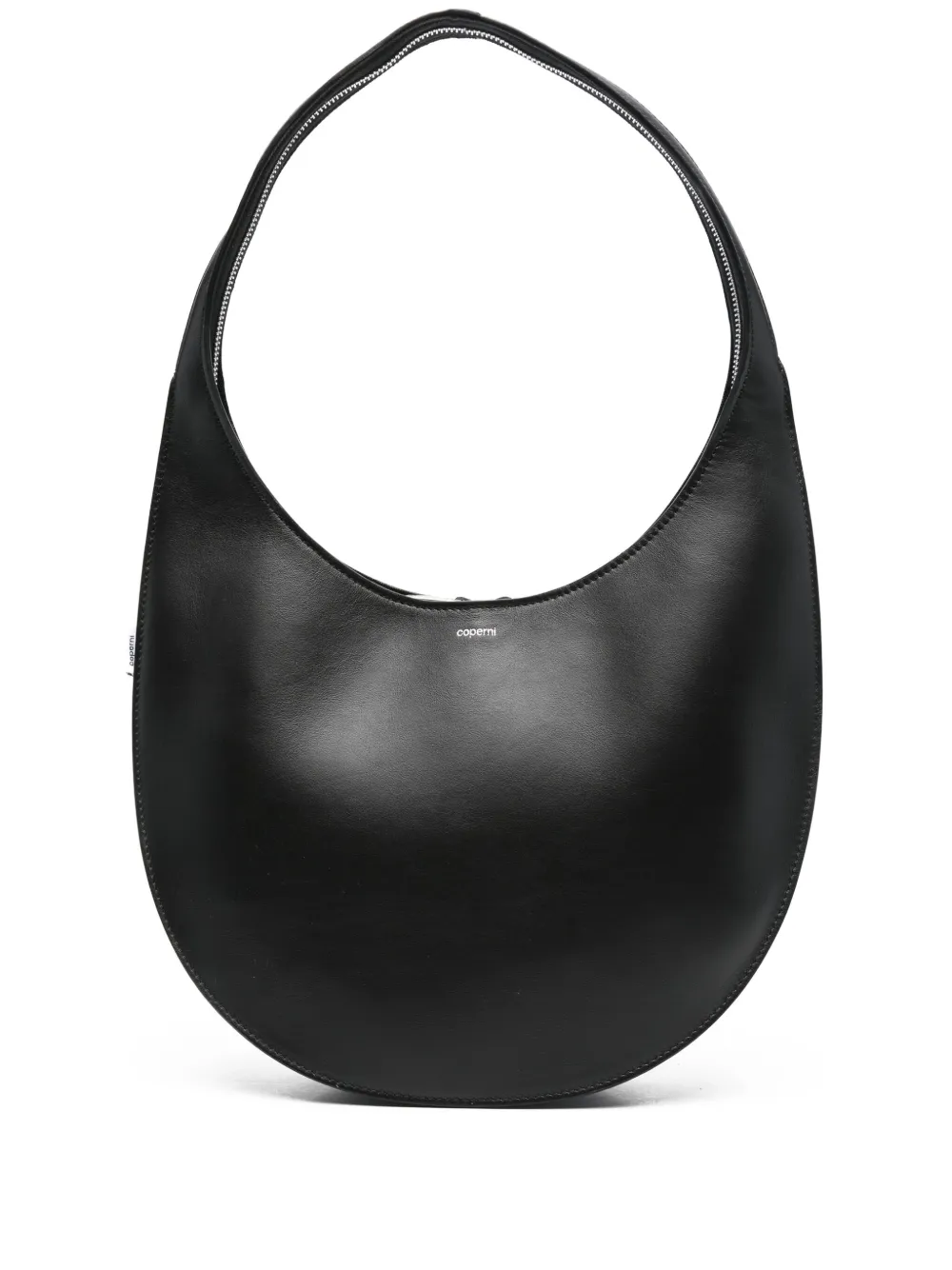 Coperni Crescent shopper met rits Zwart