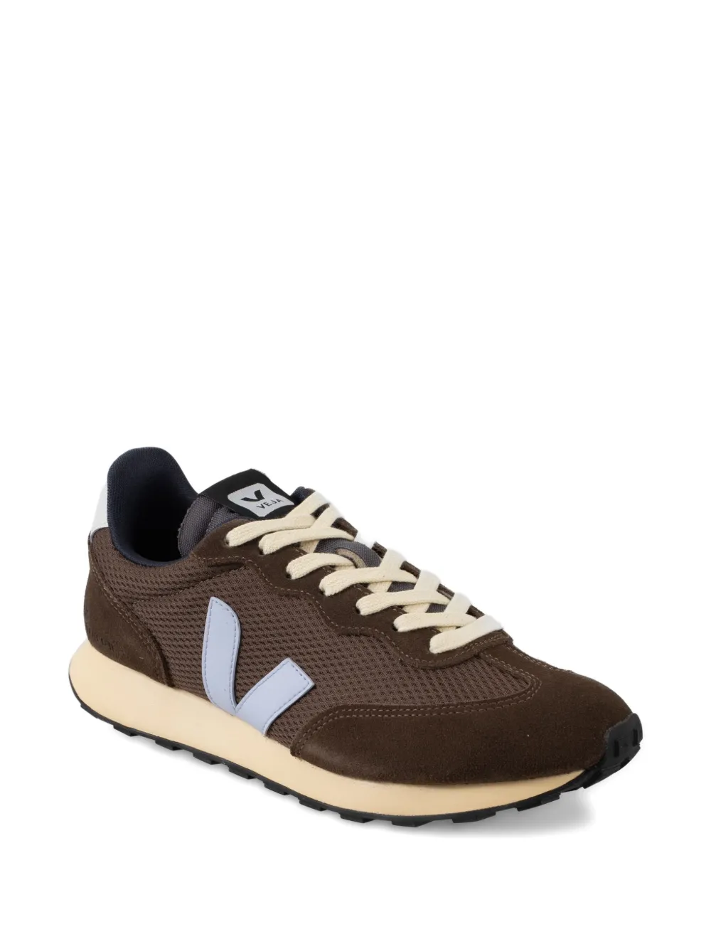 VEJA RIO BRANCO II v-logo mesh sneakers Brown