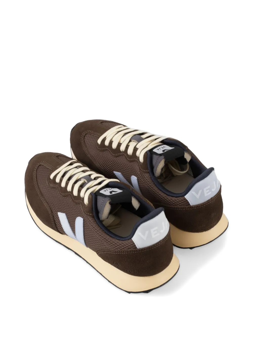 VEJA RIO BRANCO II v-logo mesh sneakers Brown