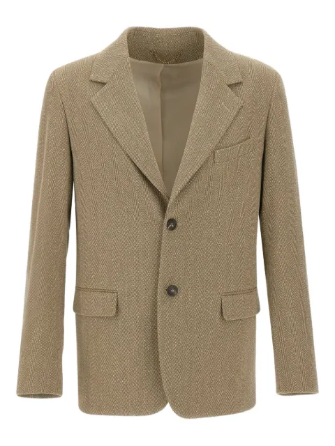 Golden Goose herringbone notched-lapel blazer