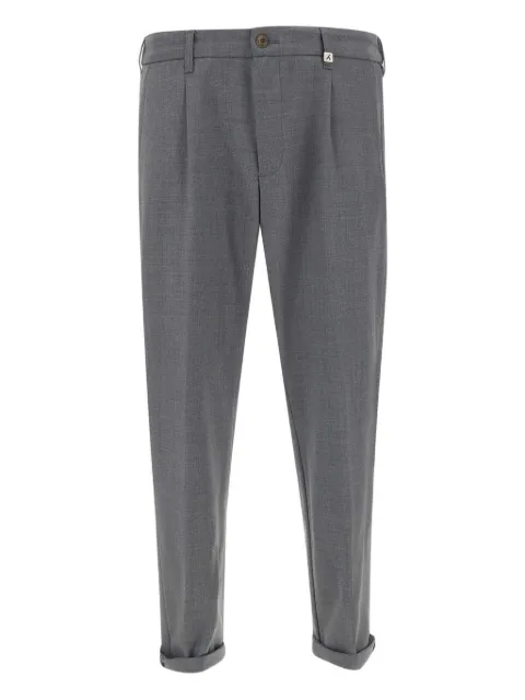 Myths pleated turn-up trousers