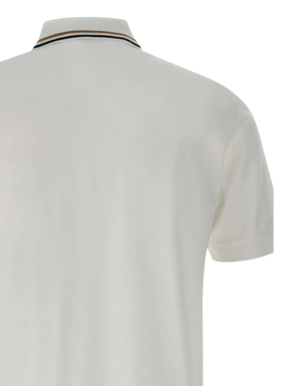 BOSS Katoenen poloshirt Wit