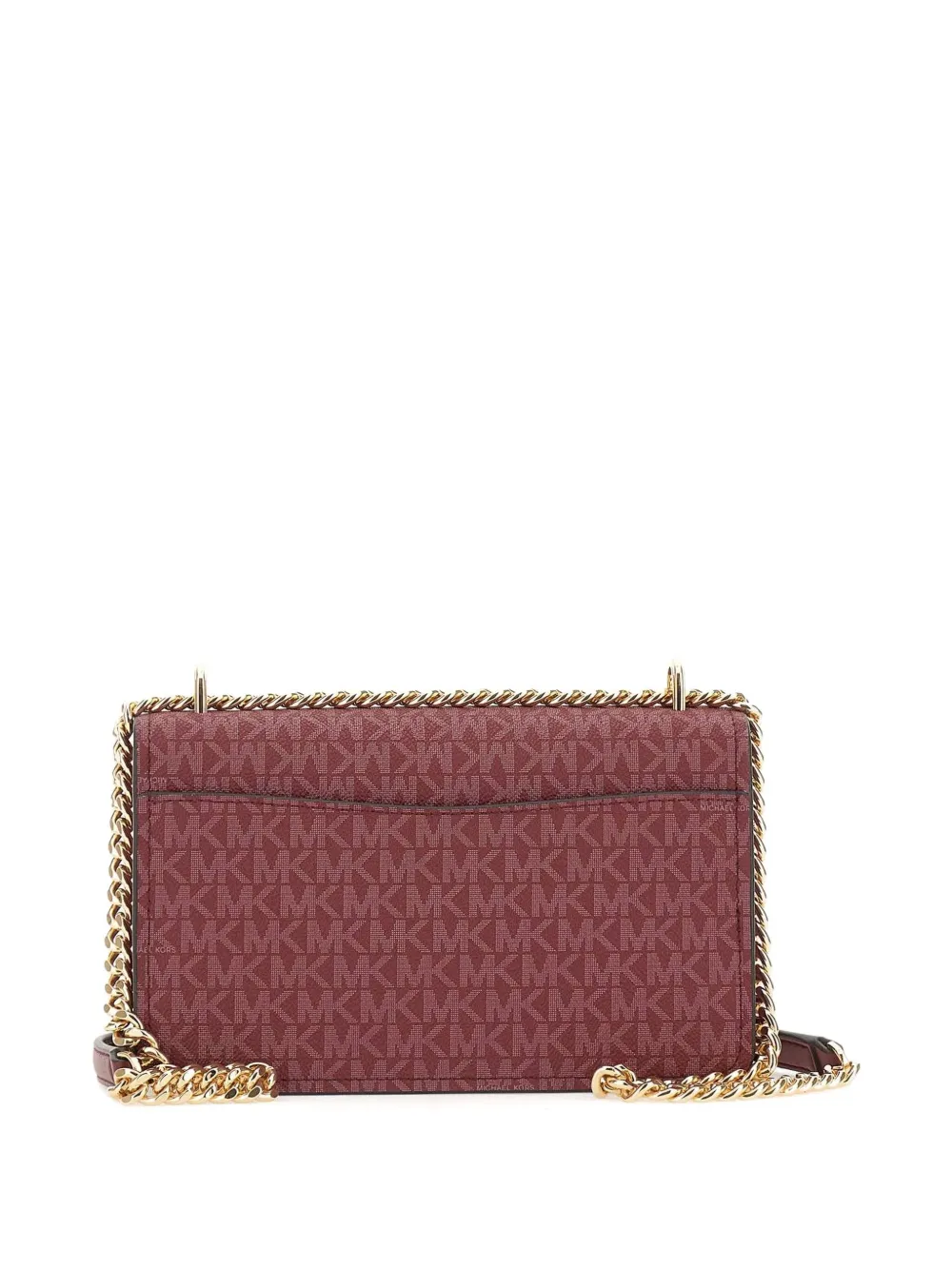 Michael Michael Kors Kleine Claire schoudertas met ketting - Rood
