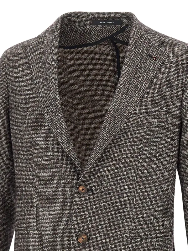 Tagliatore シングルジャケット | ブラウン | FARFETCH JP