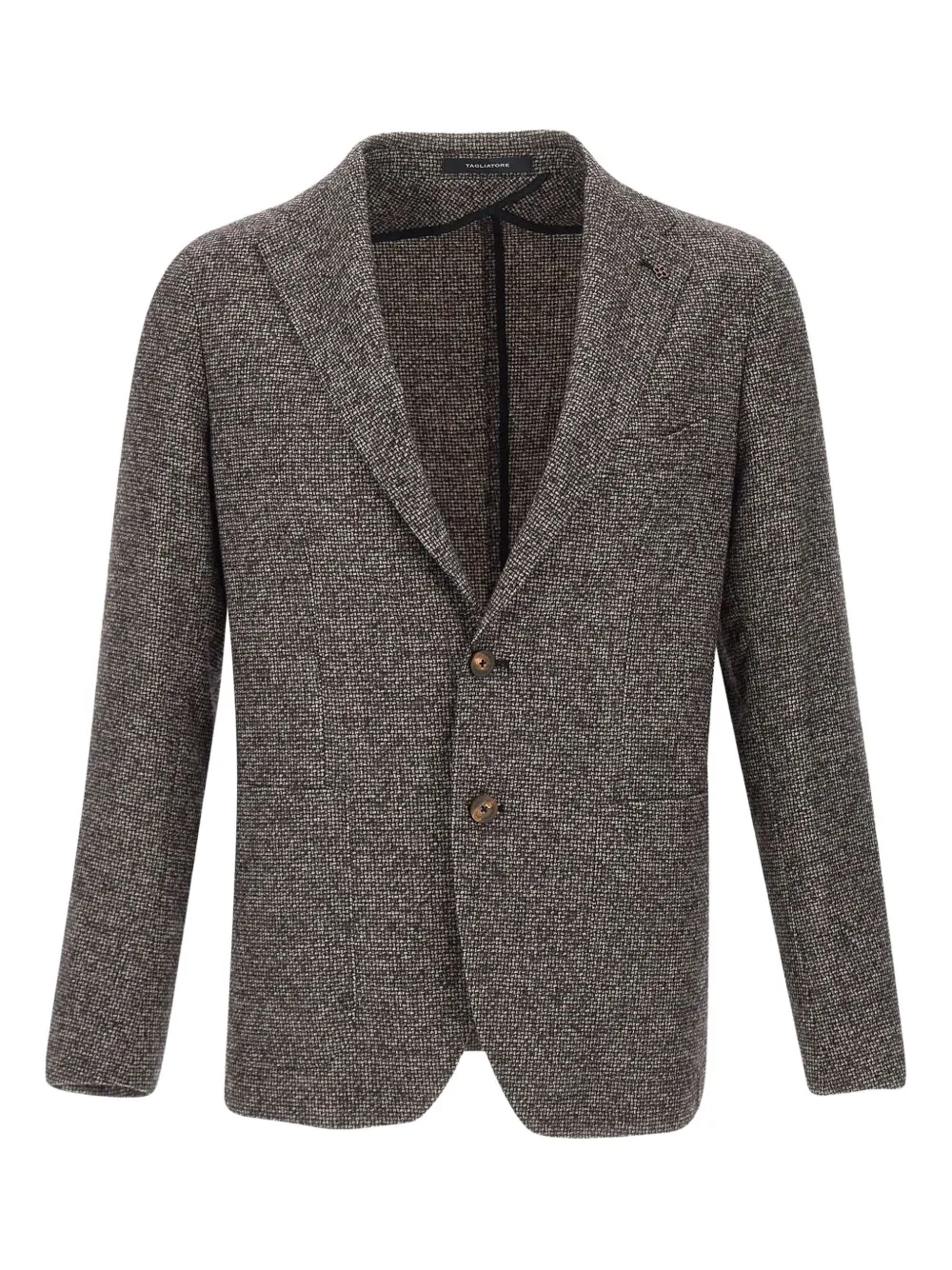 Tagliatore Blazer met enkele rij knopen Bruin