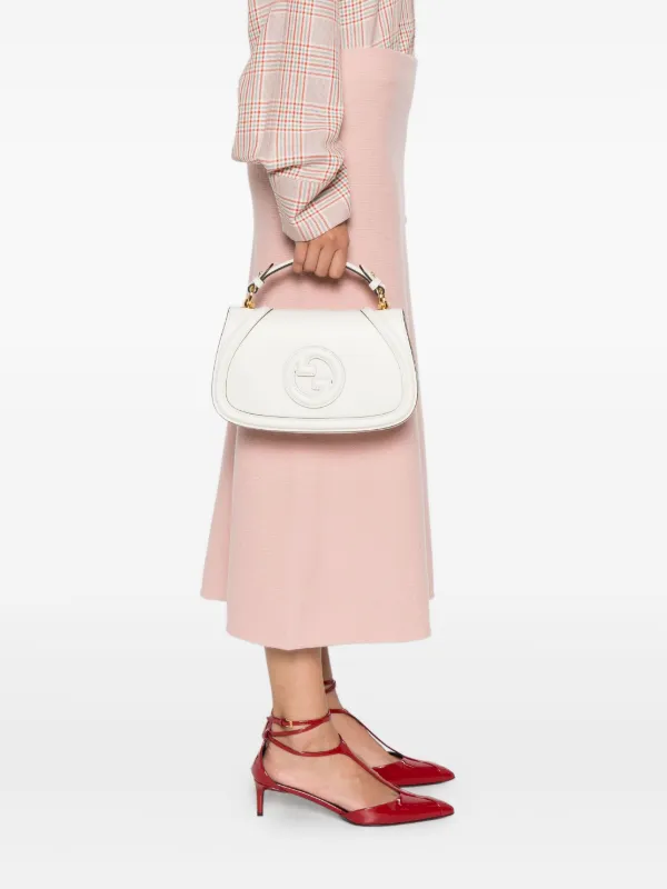 【GUCCI 】ブロンディ レザー ショルダーバッグ Gucci ブロンディ レザー ショルダーバッグ M | ニュートラル
