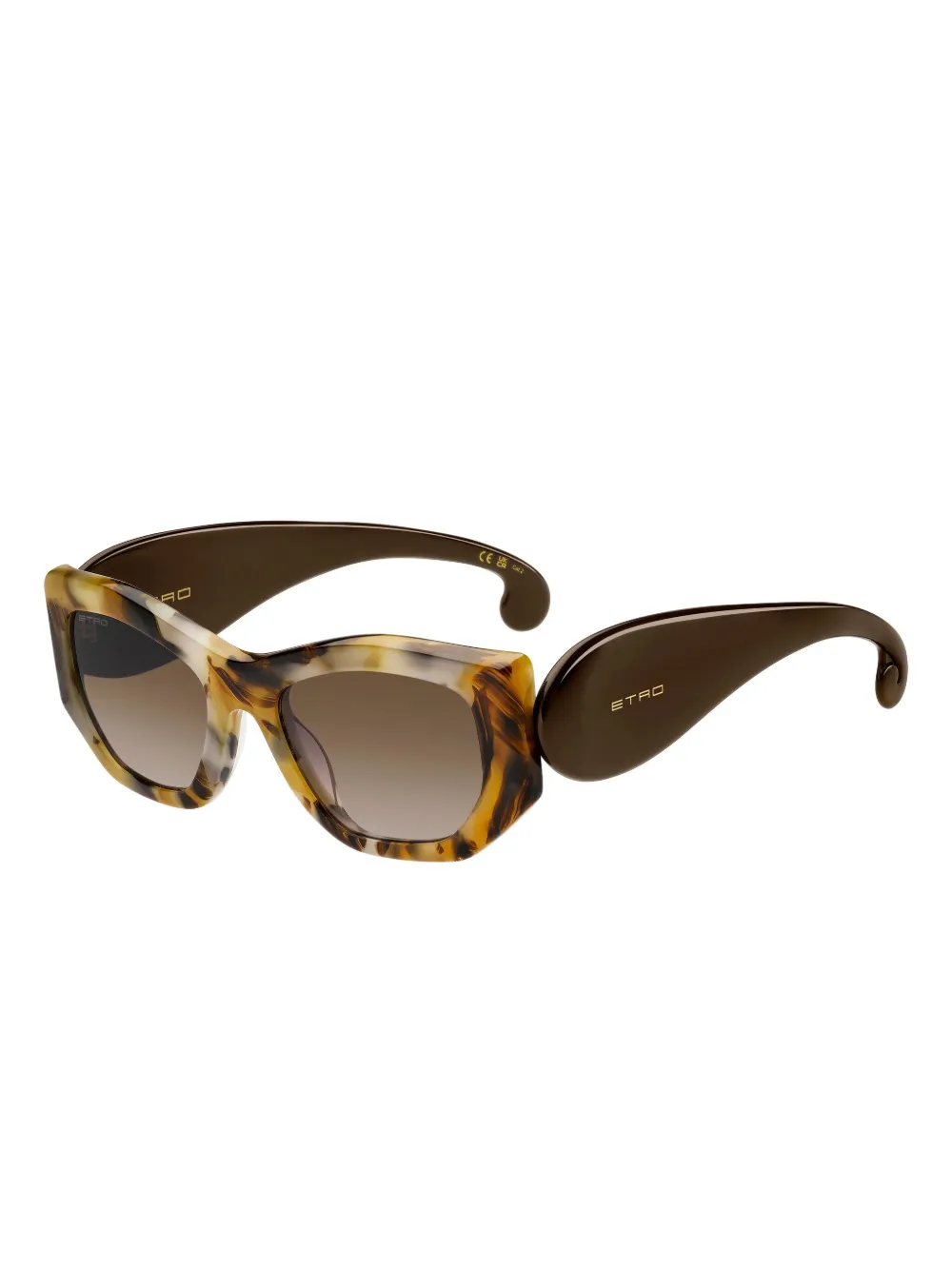 ETRO paisley cat-eye sunglasses Bruin