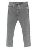 Brunello Cucinelli knee-patch denim jeans - Grey