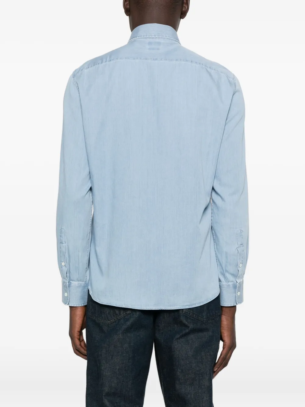 Brunello Cucinelli Denim overhemd Blauw