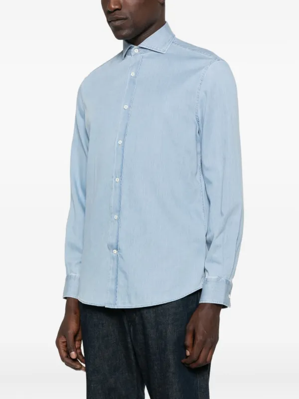 Brunello Cucinelli デニムシャツ | ブルー | FARFETCH JP