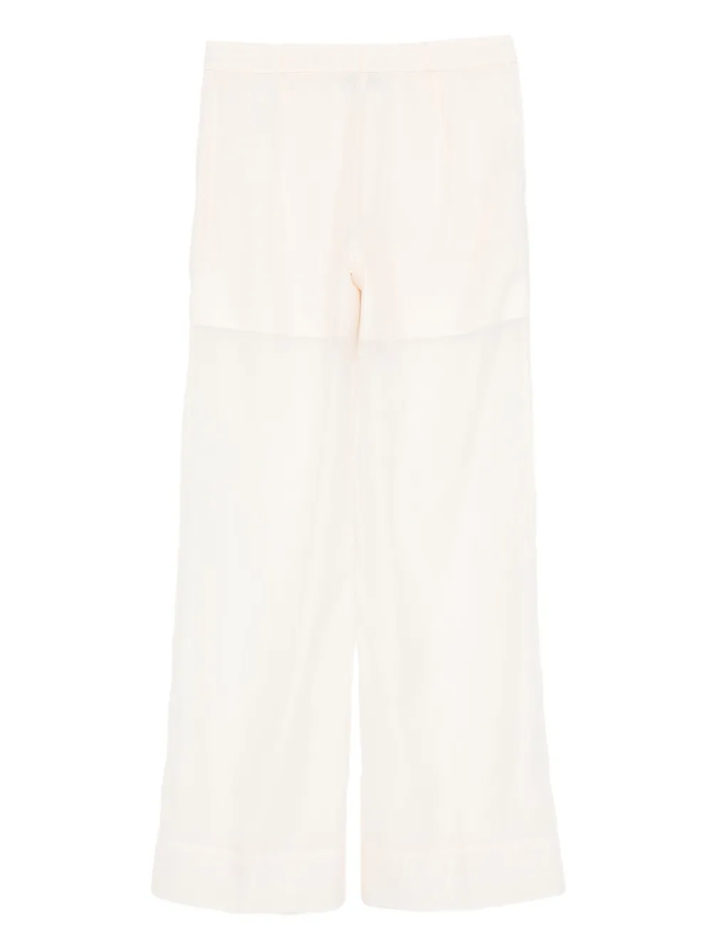 LIU JO Broek met doorzichtige vlakken - Beige