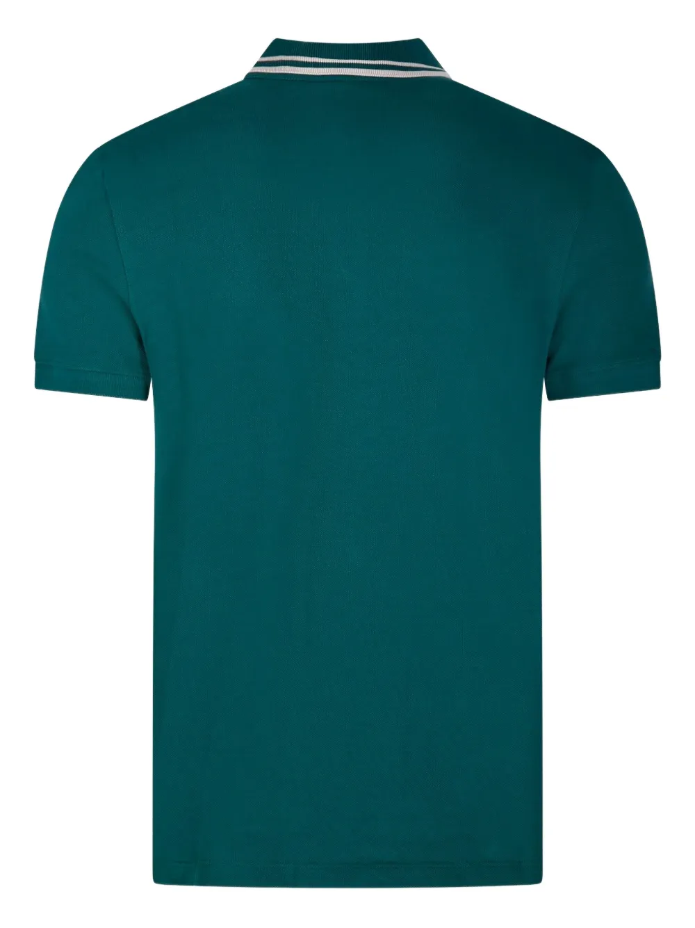 Valentino Garavani Poloshirt met gestreepte kraag Groen