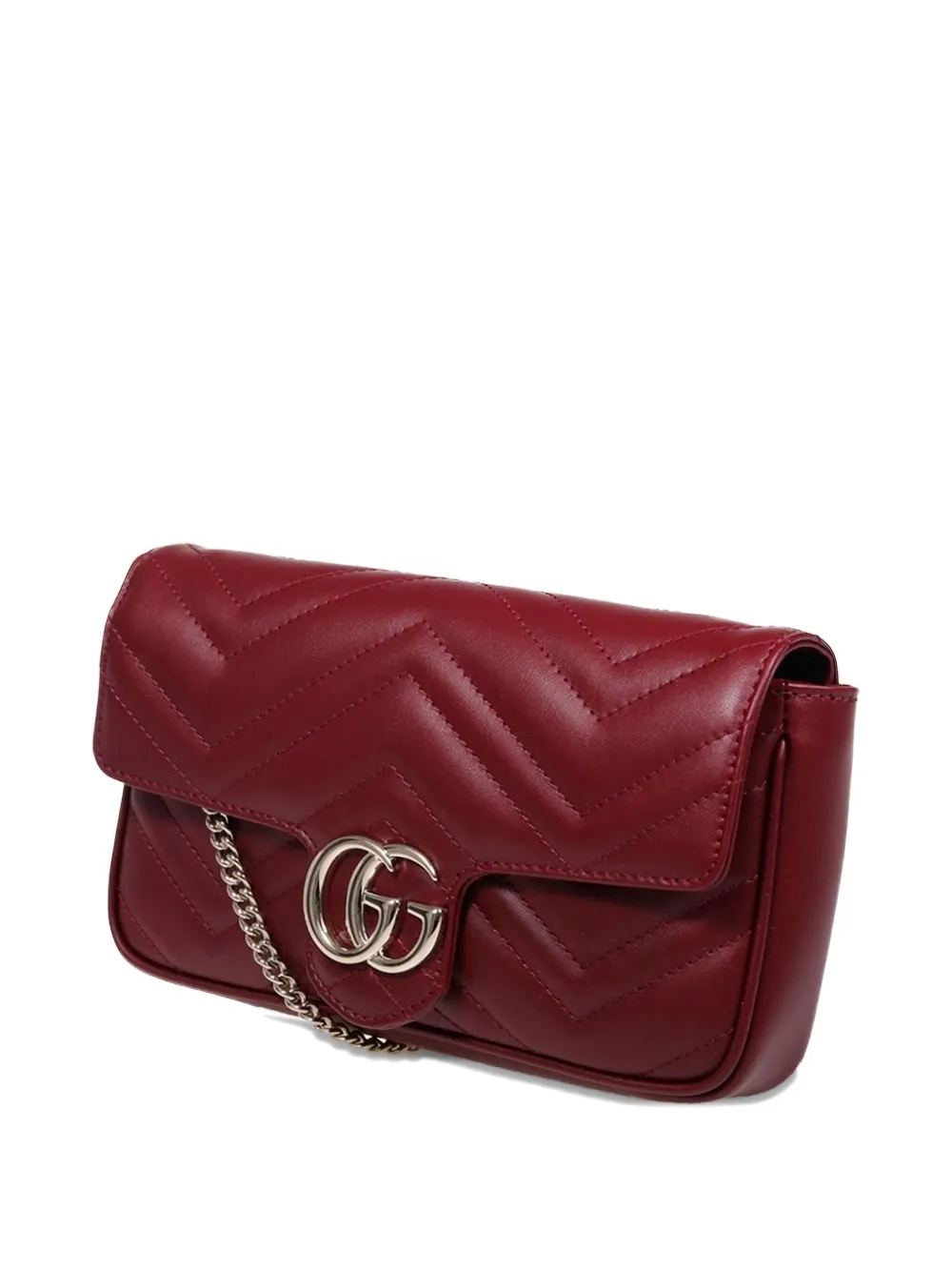 Gucci mini GG Marmont shoulder bag Rood