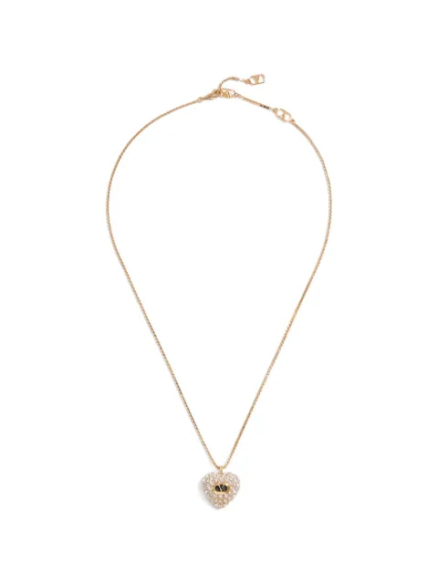 Valentino Garavani Coeur Royal necklace in metal, enamel and Swarovski crystals