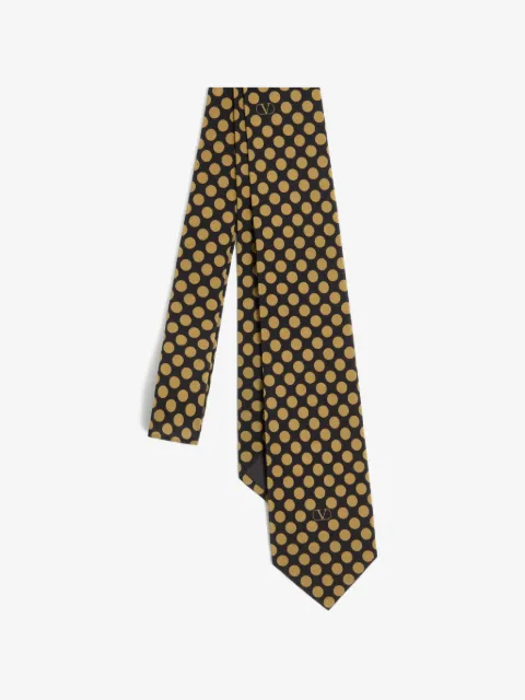 Valentino Garavani silk tie with plusdepois-pattern