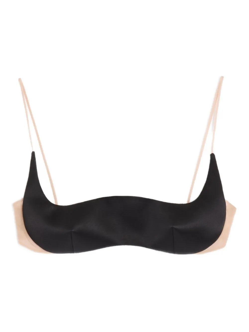 Valentino Garavani Duchesse bra top - ブラック Valentino Garavani Duchesse bra top - ブラック