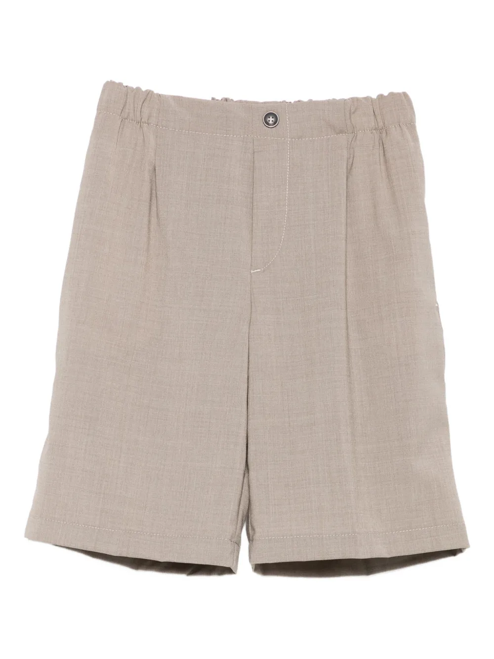 michael coal elastic-waistband shorts - ブラウン michael coal elastic-waistband shorts - ブラウン