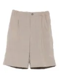 michael coal elastic-waistband shorts - Brown