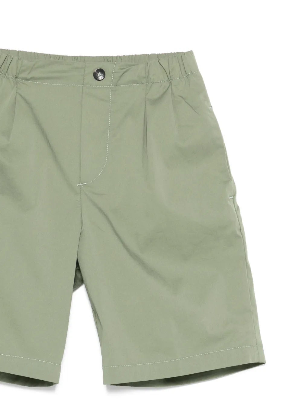 Michael Coal Elasticated-waistband Shorts In Green
