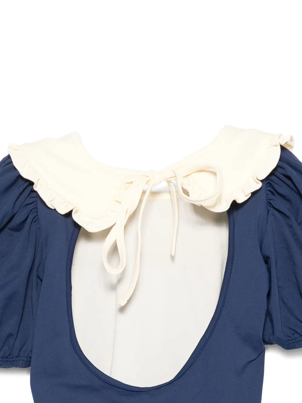 MIPOUNET Daniela badpak met ruchekraag Blauw