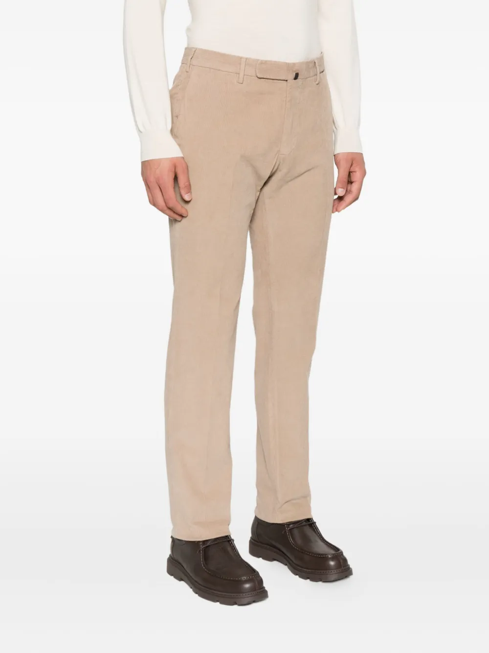 Incotex Broek van stretch-katoen Bruin