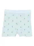 PAADE MODE polka-dot knit shorts - Blue