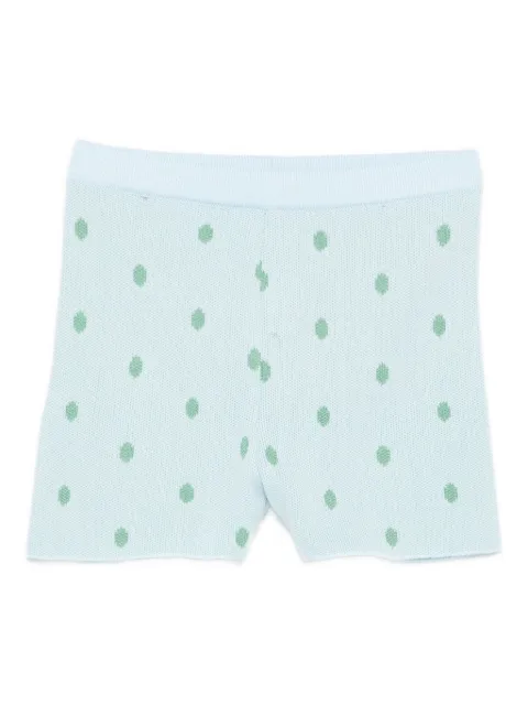 PAADE MODE polka-dot knit shorts