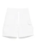 PAADE MODE waffle-weave cargo shorts - White