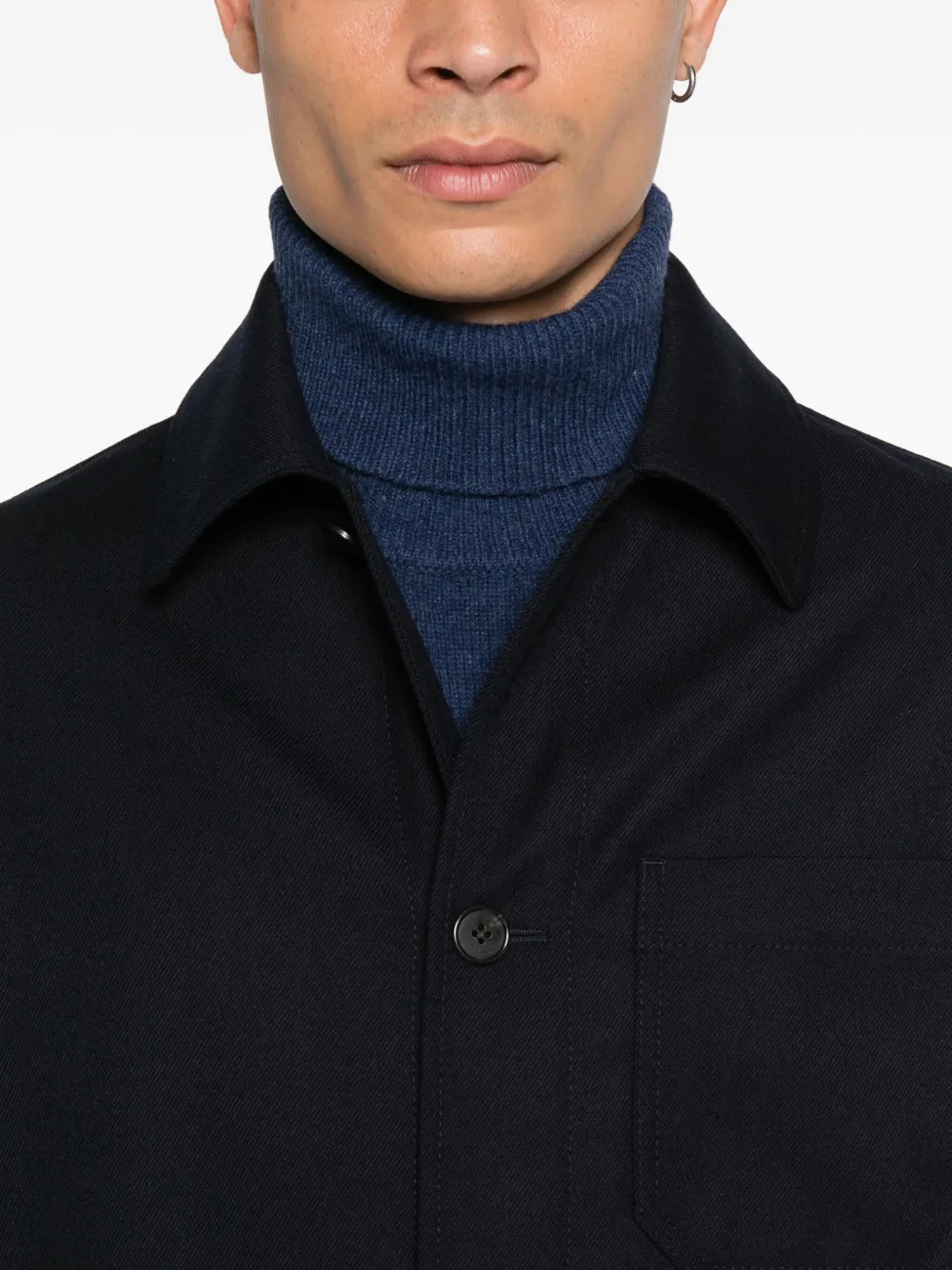 Incotex Jack van scheerwol Blauw