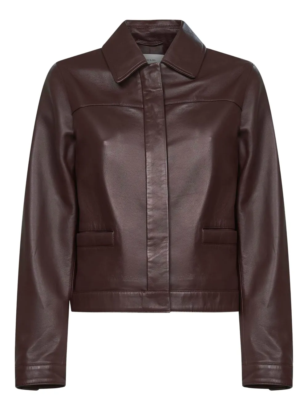 LouLou de Saison Ascot flap-pocket jacket - ブラウン LouLou de Saison Ascot flap-pocket jacket - ブラウン