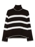 Seventy striped turtleneck sweater - Brown