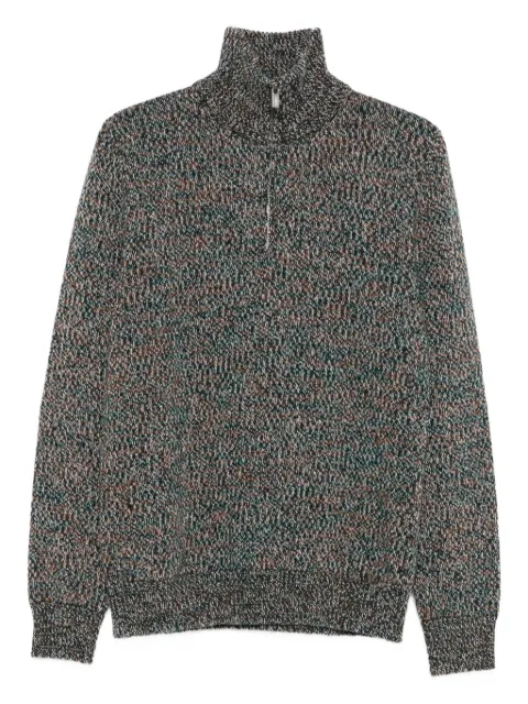 Barena high-neck zip-front sweater