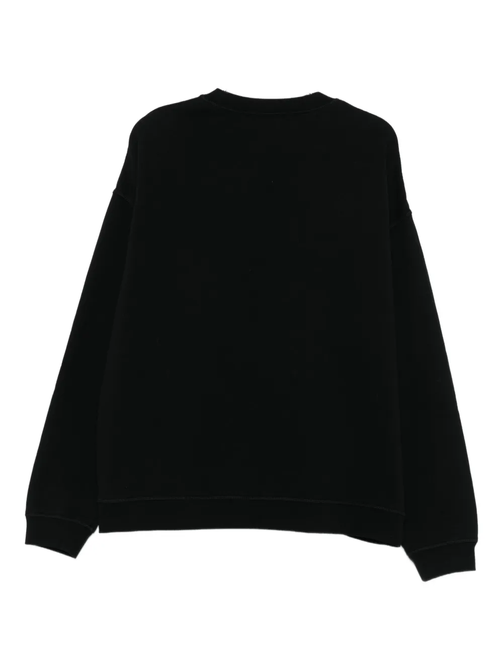 DSQUARED2 Katoenen sweater met logoprint Zwart