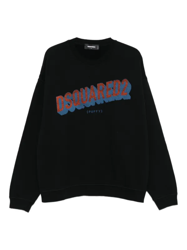 DSQUARED2 スウェットシャツ DSQUARED2 ロゴ スウェットシャツ | ブラック | FARFETCH JP