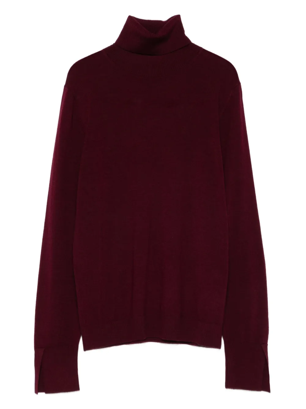 Seventy Roll-neck Wool Sweater In Burgundy