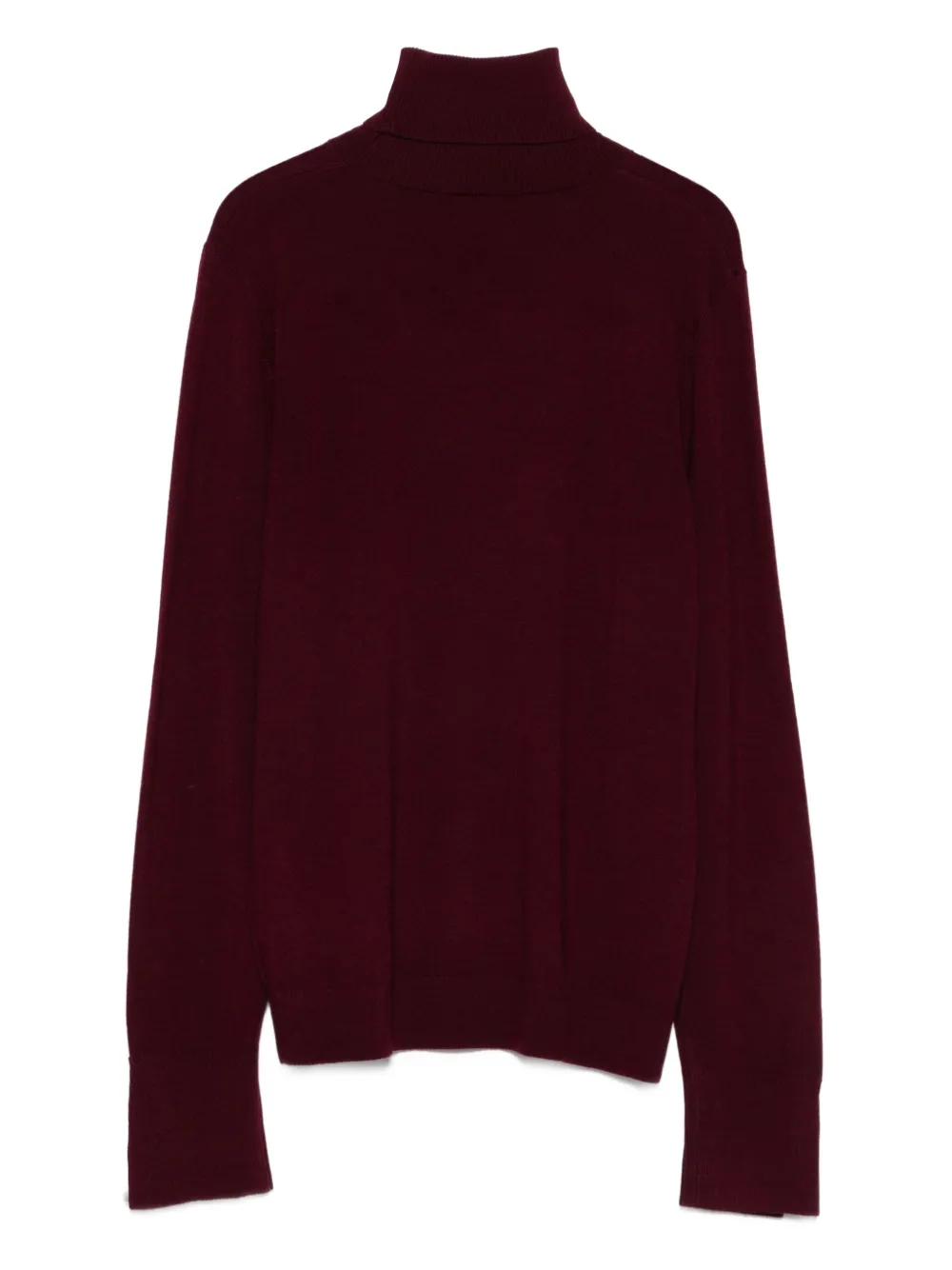 Seventy Roll-neck Wool Sweater In Burgundy