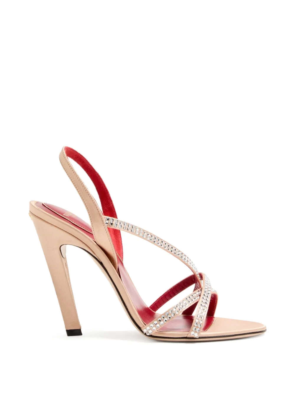 Valentino Garavani 105mm Dans Le Foyer slingback sandalen verfraaid met kristallen Roze