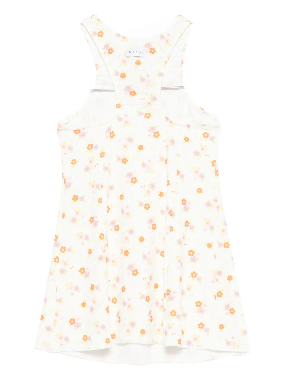 Me Fui Floral-print Dress In Neutral