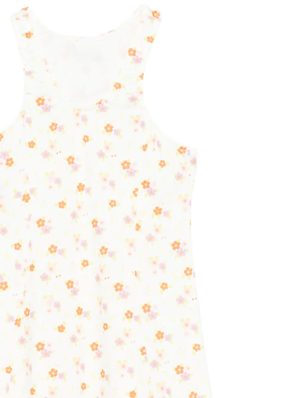  Me Fui Floral-print Dress - White 