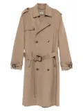 Canali belted double-breasted coat - Neutrals