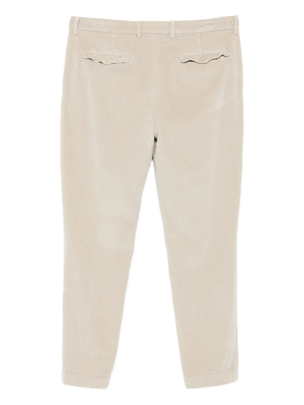 Barena Ribfluwelen broek met steekzak Beige